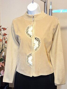 High Quality Cardigan Lightweight Zip-Up Sweater Yellow Soft Spring Knitwear 6